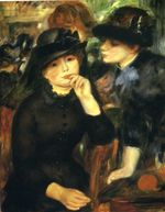 Ренуар Две девушки в черном 1881г